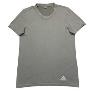 Adidas Running Tee Men's 25/7 Climalite Tech Knit Seamless Shirt Beige Size S